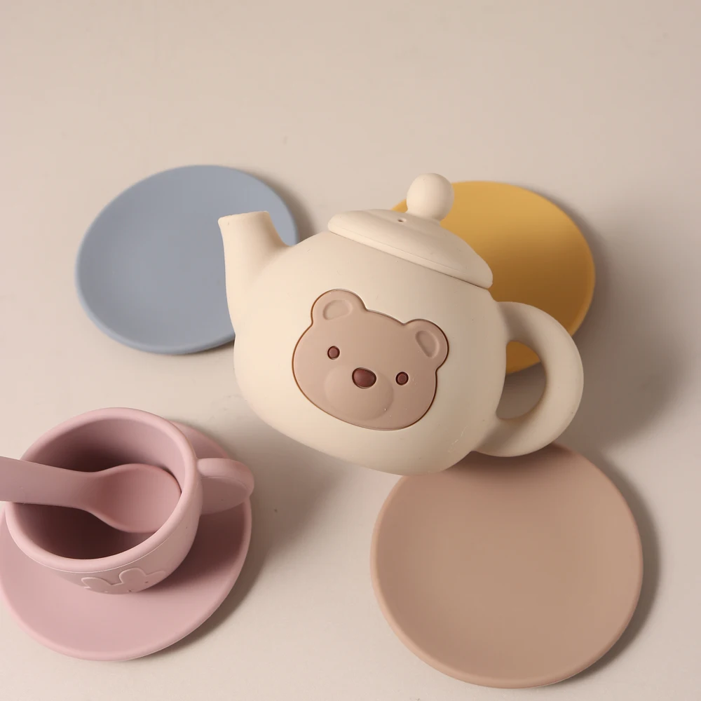 Toy Tea Set - Food Grade Silicone 5