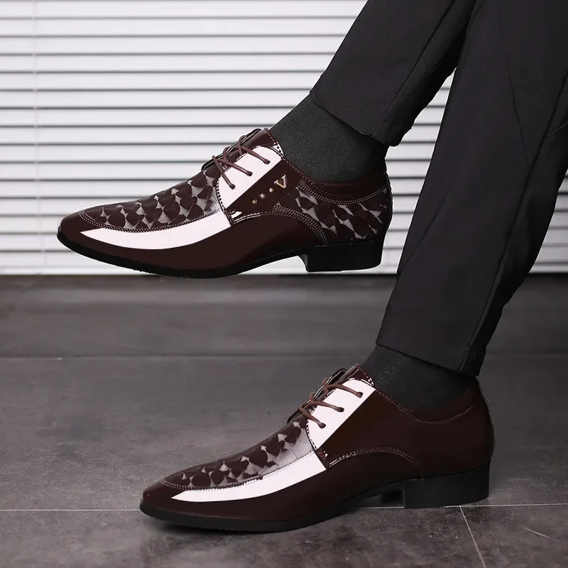 Leather Shoes Loafers for Men Business Dress Wedding Leather Loafers Leather Shoes