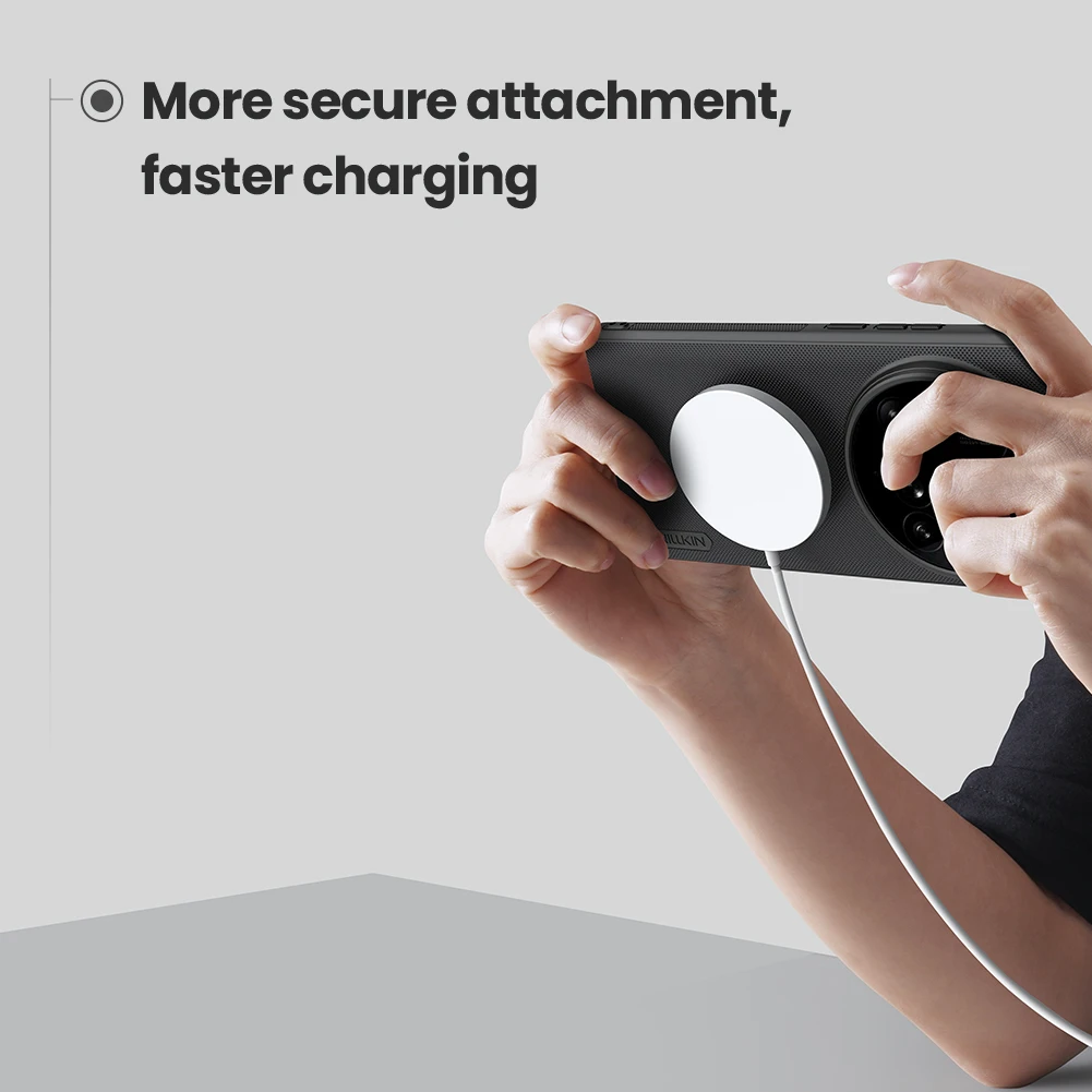 NILLKIN For Xiaomi 15 Ultra Magsafe Case Super Frosted Shield Pro Magnetic Wireless Charging Back Cover For Xiaomi Mi 15 Ultra 2