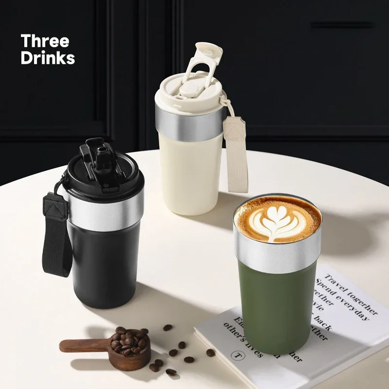 Stainless Steel Double Layer Vacuum Insulated Coffee Cup