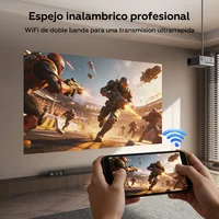 Mini Proyector iSinbox Android 12 — 720P Nativo, WiFi 6, BT 5.0, Silencioso, Portátil 4