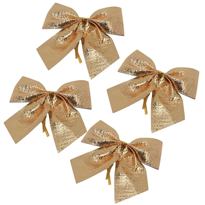

72 шт. декоративные украшения, подвесной бант, бант, Бабочка, Декоративная елка, милая Рождественская елка (72 шт., золото)
