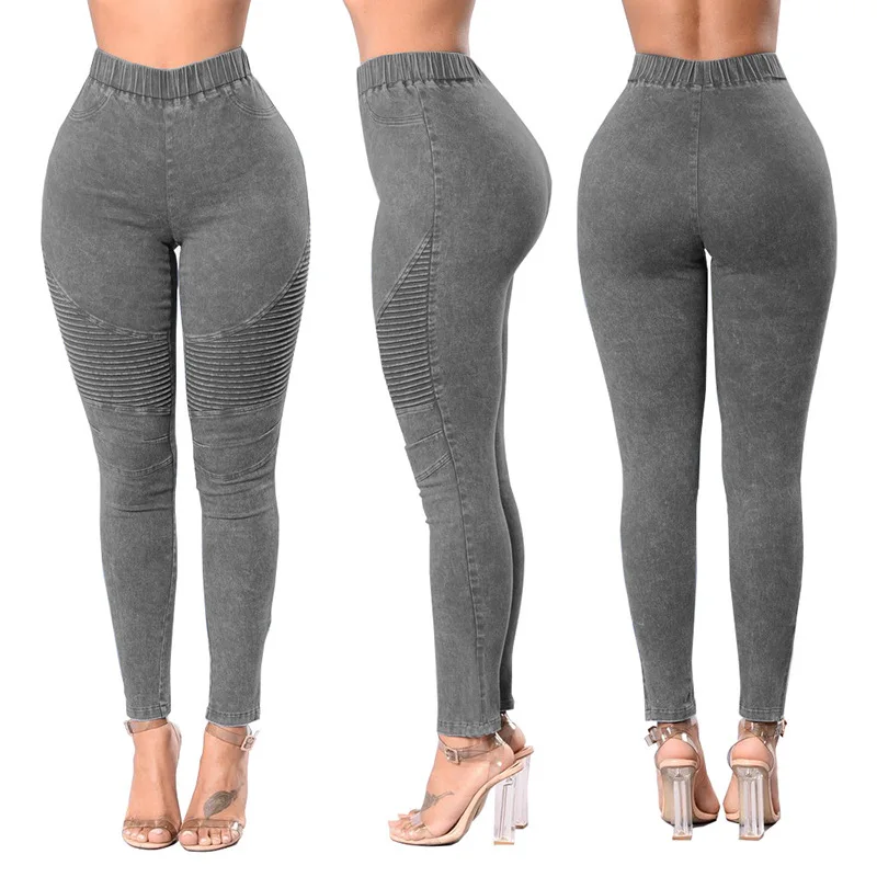 Quần Jean Nữ 21 Phong Cách Mới Cao Cấp Cao Cấp Co Giãn Hông Nâng Thun Quần Slim Mỏng Gợi Cảm Quần Thanh Niên thời Trang Streetwears cargo pants for women Jeans