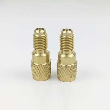에어컨 냉매 가스 충전 호스 진공 펌프 어댑터 변환 밸브 내장 밸브 코어, R22 ~ 410, R410a, 1 쌍