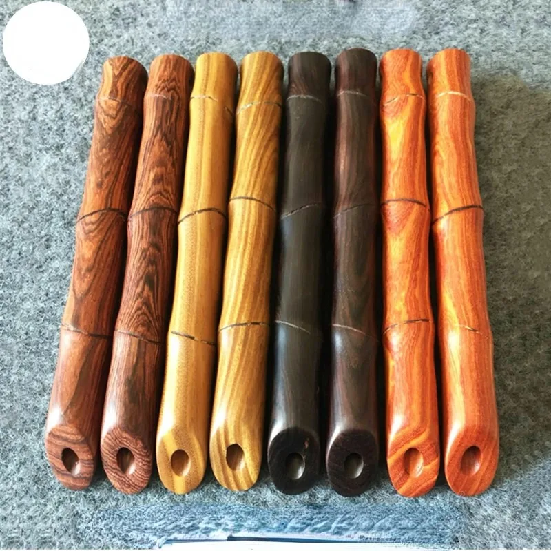 

Solid Wood Self-Defense Short Stick Cuban Rattan Wooden Key Buckle Red Guajacwood Rosewood Manual Acupuncture Pen Cool