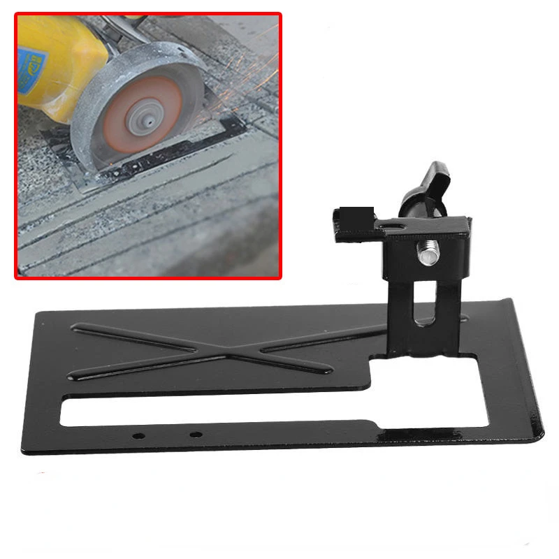 

Adjustable Thickened Metal Angle Grinder Balance Bracket Base Cutting Machine Base Protection Cover DIY Woodwoking Tool