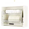 Kitchen 304 Dish Hanging Cabinet Pull Basket Lift Up Push Down Pull-down Bowl Rack Lift Cabinet Storage Damping Pull Basket 5