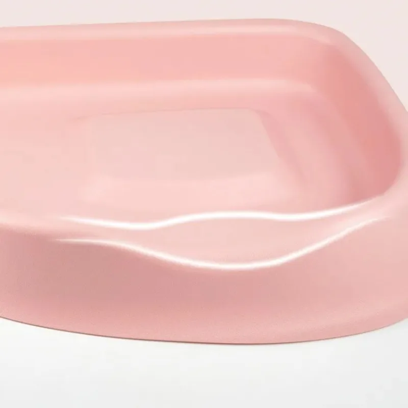 침대에 누워 있는 노인을 위한 인체공학적 샴푸대 - 산후 임산부 가정 간호용 조절 가능한 누워서 머리 감는 볼, 플라스틱 트레이