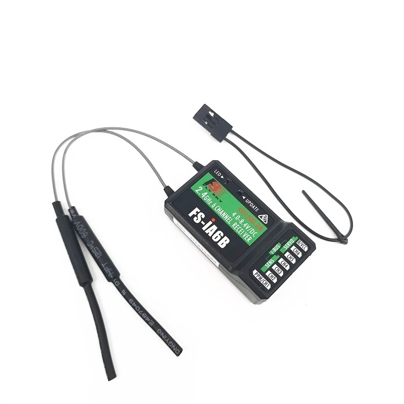 플라이스카이 FS-iA6 FS-iA6B FS-iA10B FS-X6B 수신기 (FS-i6 i6X i6S i10 TH9A 송신기 RC 컨트롤 리모트 부품용)