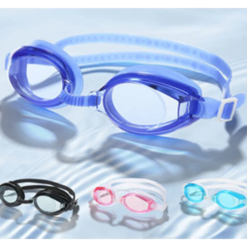 UniversalColorfulSiliconeSwimmingGlassesHighdefinitionSwimming