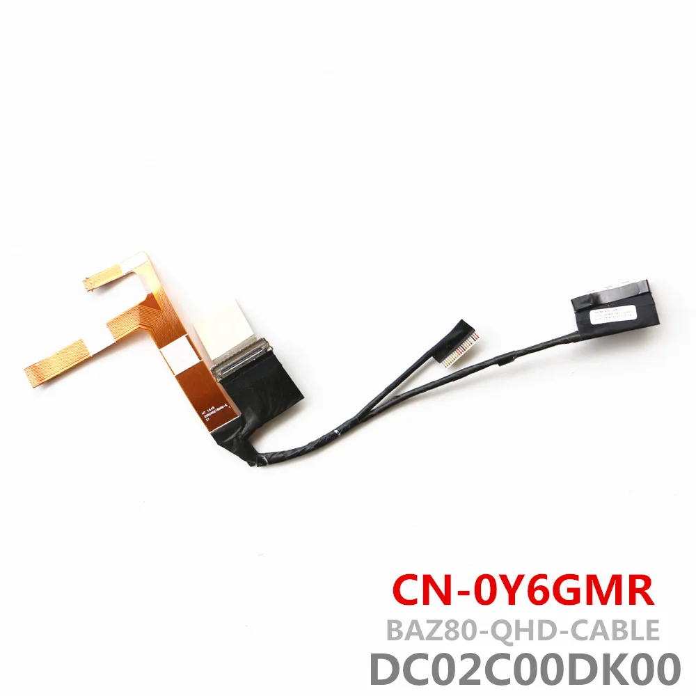 

CN-0Y6GMR BAZ80 QHD кабель DC02C00DK00 для DELL XPS 9365 LCD LVDS кабель