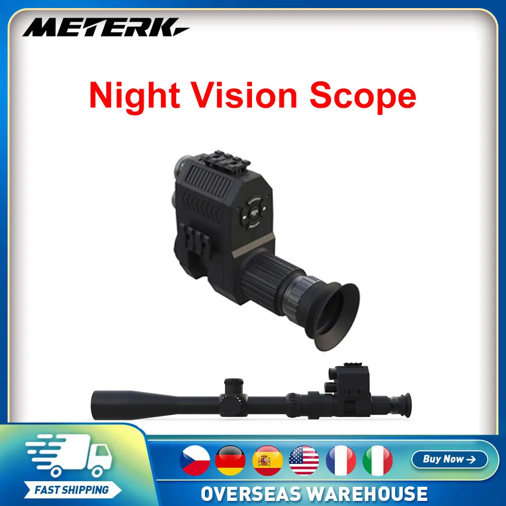 

720P Hunt Night Vision Device Scope Monocular 200-400M Travel Infrared Camcorder Support Photo Video Recording Multiple Language