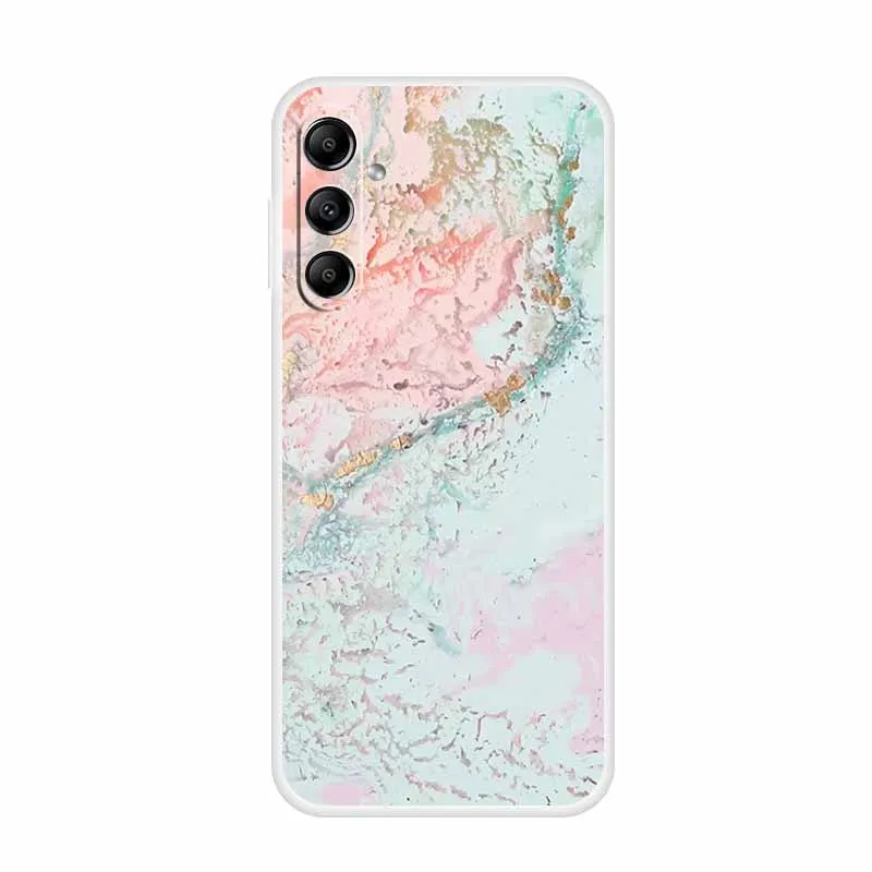Marble Design Soft Silicone TPU Phone Case - Cartoon Print Cover