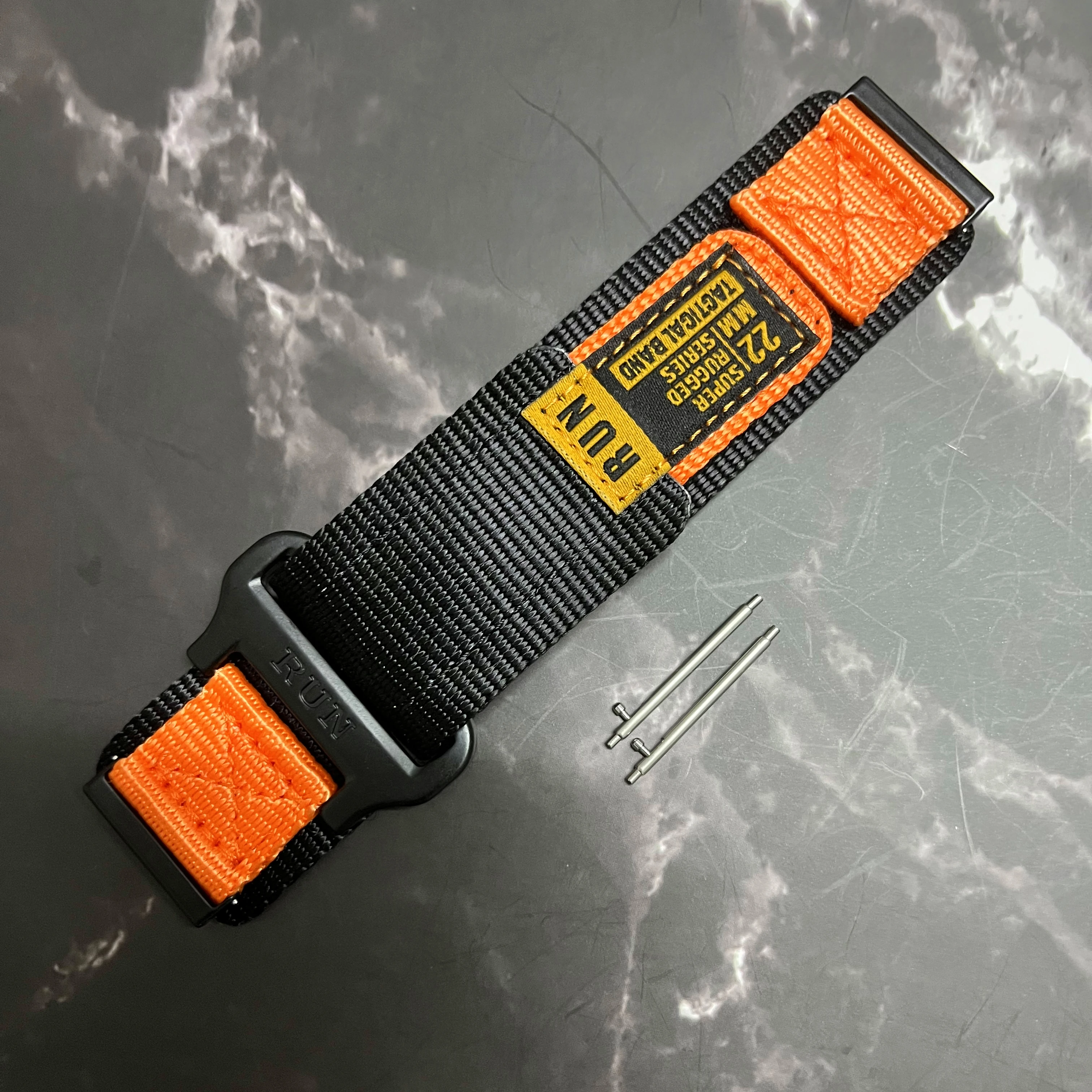 Premium 24mm Nylon Loop Strap Bracelet | Easy Fit & Replaceable Wristband Belt