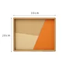 European high-end leather rectangular tray Living room tea table tabletop storage tray Bathroom toiletry table cup storage tray 6