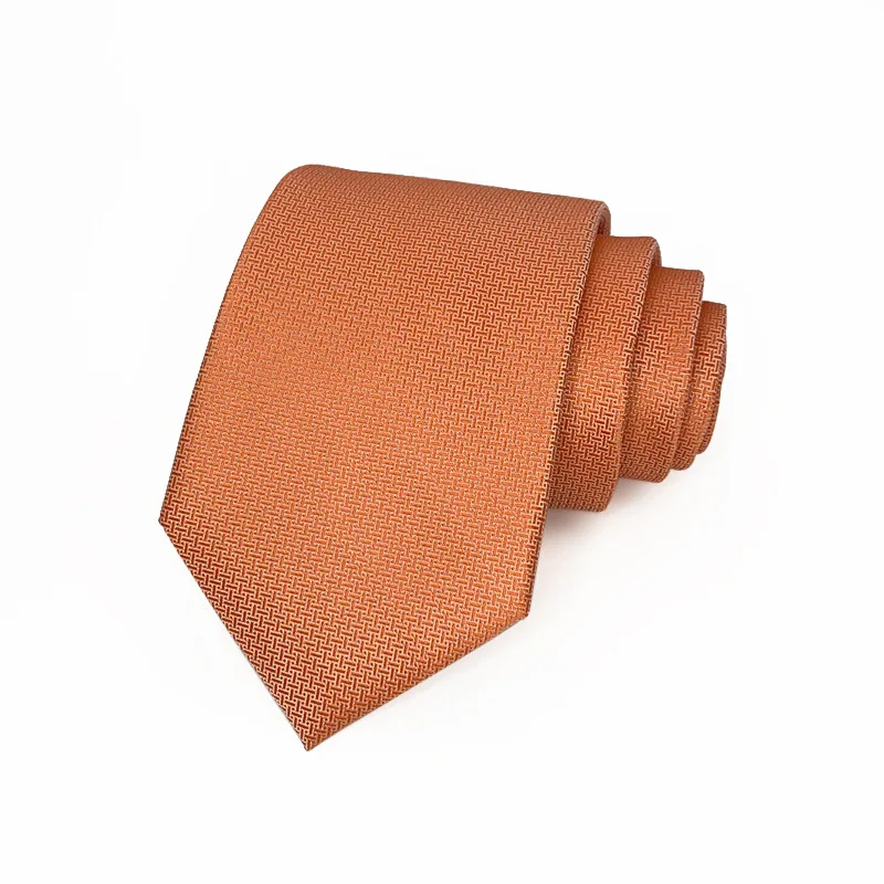 8 cm Breite, einfarbig, gestreift, Krawatten für Herren, trendige Herren-Krawatte, Schwarzwein, Hochzeit, Party – Detail 4