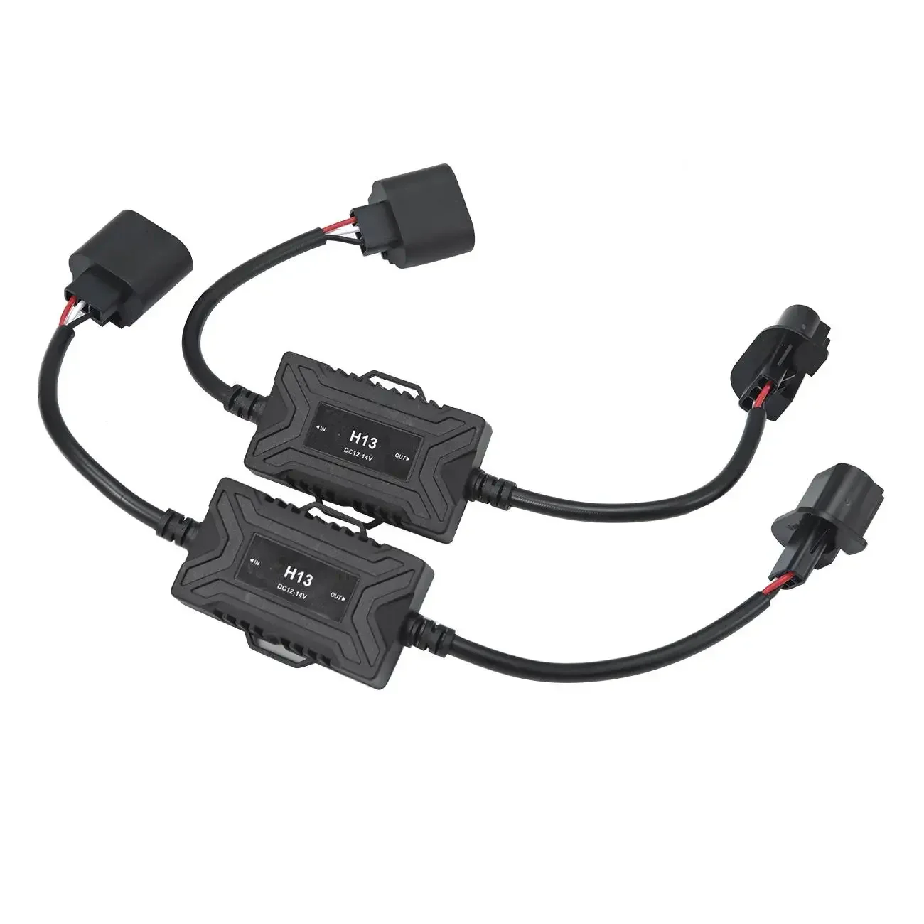 H4 H7 H11 H13 9005/9006/9012 LED Canbus Anti Flicker Bulb Error Decoder Resistor Canceller Adapter for Car Headlight Fog light