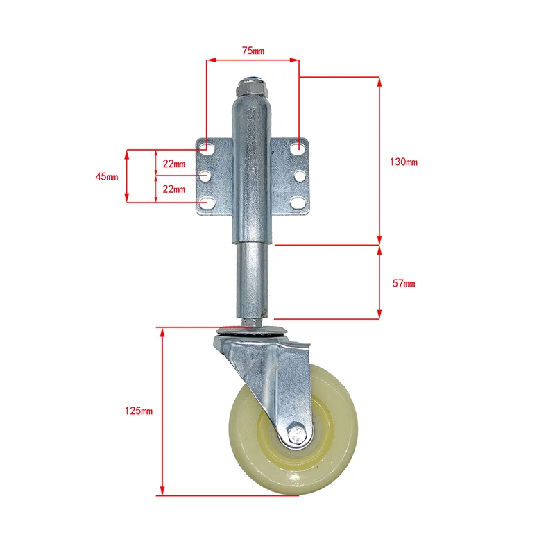 Ruote Girevoli A Molla Da 2 Ruote Per Cancelli Resistenti E Resistenti Ruote A Molla Regolabili Ammortizzanti 86538545