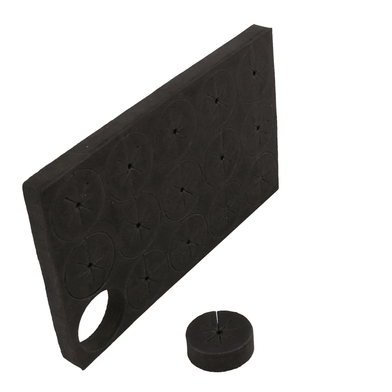 

Top Deals 300Pcs Garden Clone Collars Neoprene Inserts Sponge Block For 2 Inch Net Pots Hydroponics Systems And Cloning Machines