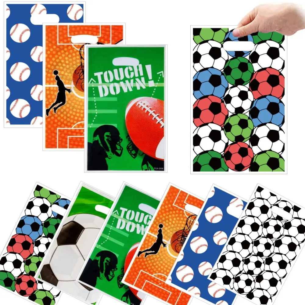 Sports Theme Gift Bag Party Decoration Football Soccer Basketball Party