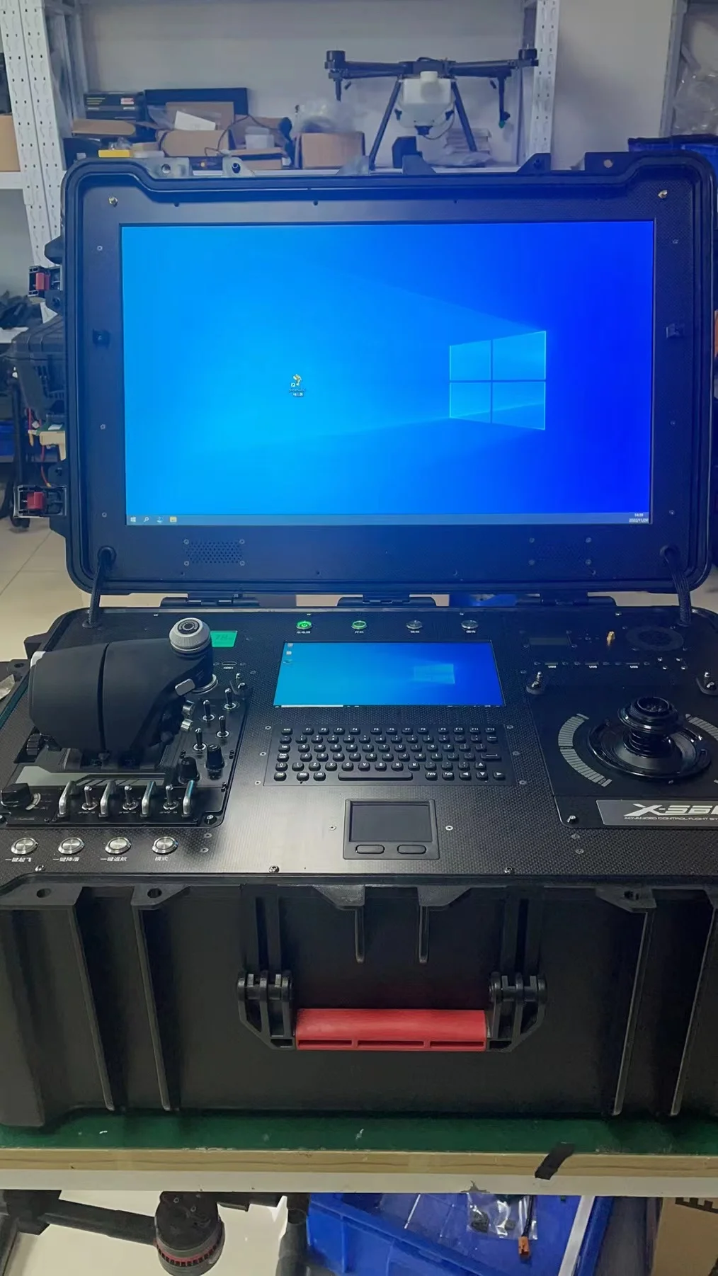 Stazione di terra per drone professionale con monitor HD Telecomando a lungo raggio Trasmissione video FPV in tempo reale per aerei RC - Image 3