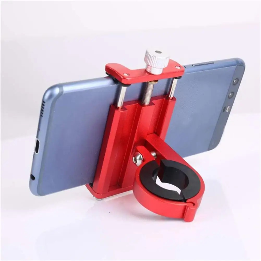 Bicycle scooter Mobile phone holders Aluminum Alloy Mountain Bike phone Bracket Adjustable Handlebar Stand 360 Degrees Holders wooden phone holder