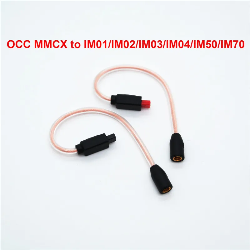 Sennheiser mmcxから2ピンイヤホン用のoccアダプターケーブル