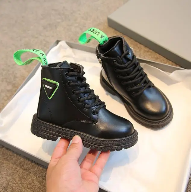 

Kids Sport Shoes for Girls Snow Boots Fashion Winter Baby Boys Snow Shoes Kids Leather Boots Infant Toddler Sneakers Size 26-36