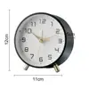 Retro Analog Alarm Clock with Night Light Battery Operated Silent Snooze Function Alarm Clock Bedroom Supplies 6