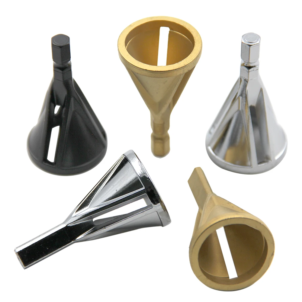 External Chamfer HSS Deburring Three Blade Triangular Handle Hexagonal Handle Electric Drill Tool Accessories electric drill accessory