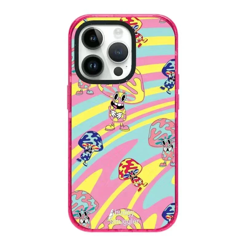 

MagSafe Acrylic Cartoon Duck Eggplant Phone Case Cover for IPhone 11 12 13 14 15 Pro Max Case for IPhone 15 Pro Max