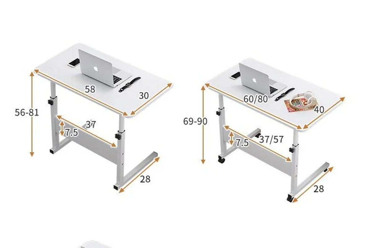 Portable Adjustable Desktop Computer Table for PC Bed Sofa