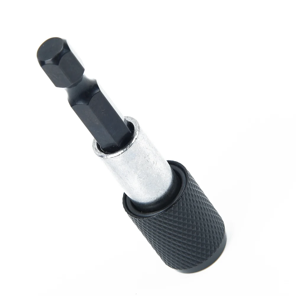 Magnetic Screwdriver Bit Holder 1/4" 60mm Flexible Quick Release Drill Screw Conversion Change Adapter Converter