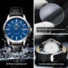 OLEVS TY716 Man Watch Fashion Leather Strap Waterproof Quartz Watch for Men Simplicity Calendar Original Luxury Men's Wristwatch 2
