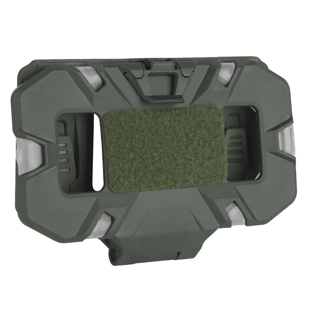 Vest Chest Cell Phone Carrier Universal Folding Navigation Molle Holder Mobile Phone Folding Mounting Bracket for Tactical Vest