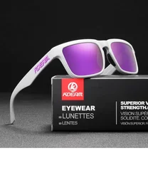 KDEAM Men's High - Quality Polarized Square Sunglasses with Reflective UV400 Colorful Lenses (Only Sunglasses)
