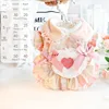 Dog Dress Puppy heart shape Winter cotton warm Clothes Clothing thickened Skirt for Small Medium Dogs Apparel Pet cat Supplies 2 Dog Dress Puppy heart shape Winter cotton warm Clothes Clothing thickened Skirt for Small Medium Dogs Apparel Pet cat Supplies 2