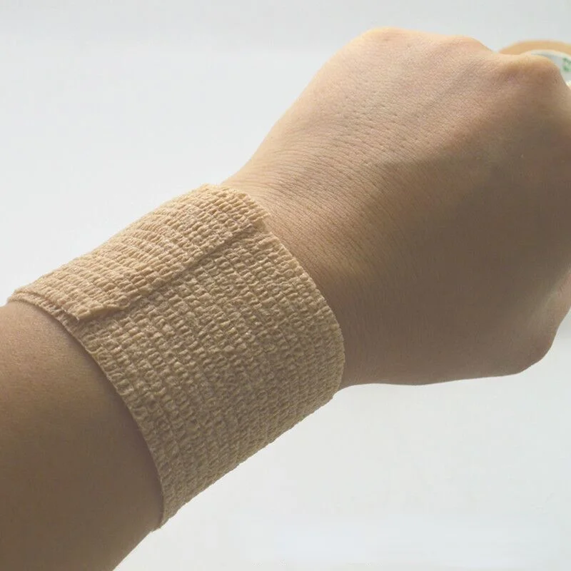 1Roll Self Adhesive First Aid Skin Tape Elastic Patch for Sports First Aid Wound Plasters Tape wound plaster patches,medical wound paster,medical bandaids