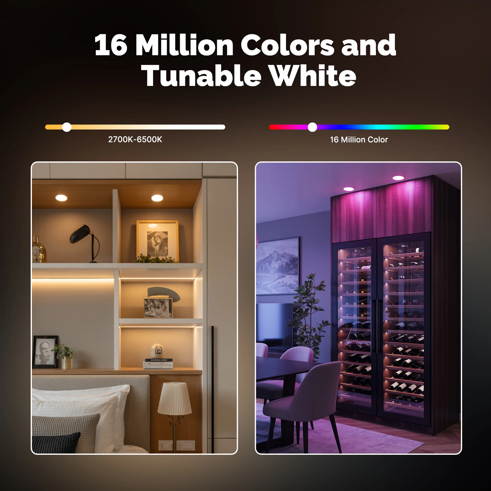 MOES Tuya ZigBee 스마트 LED GX53 램프 색상 변경 가능 조광 전구 음악 동기화 레스토랑 캐비닛 알렉사 구글홈과 호환