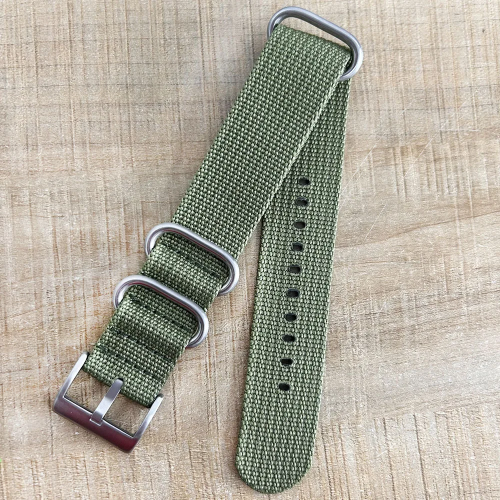 Universal Nylon NATO Watch Strap with Stainless Steel Buckle