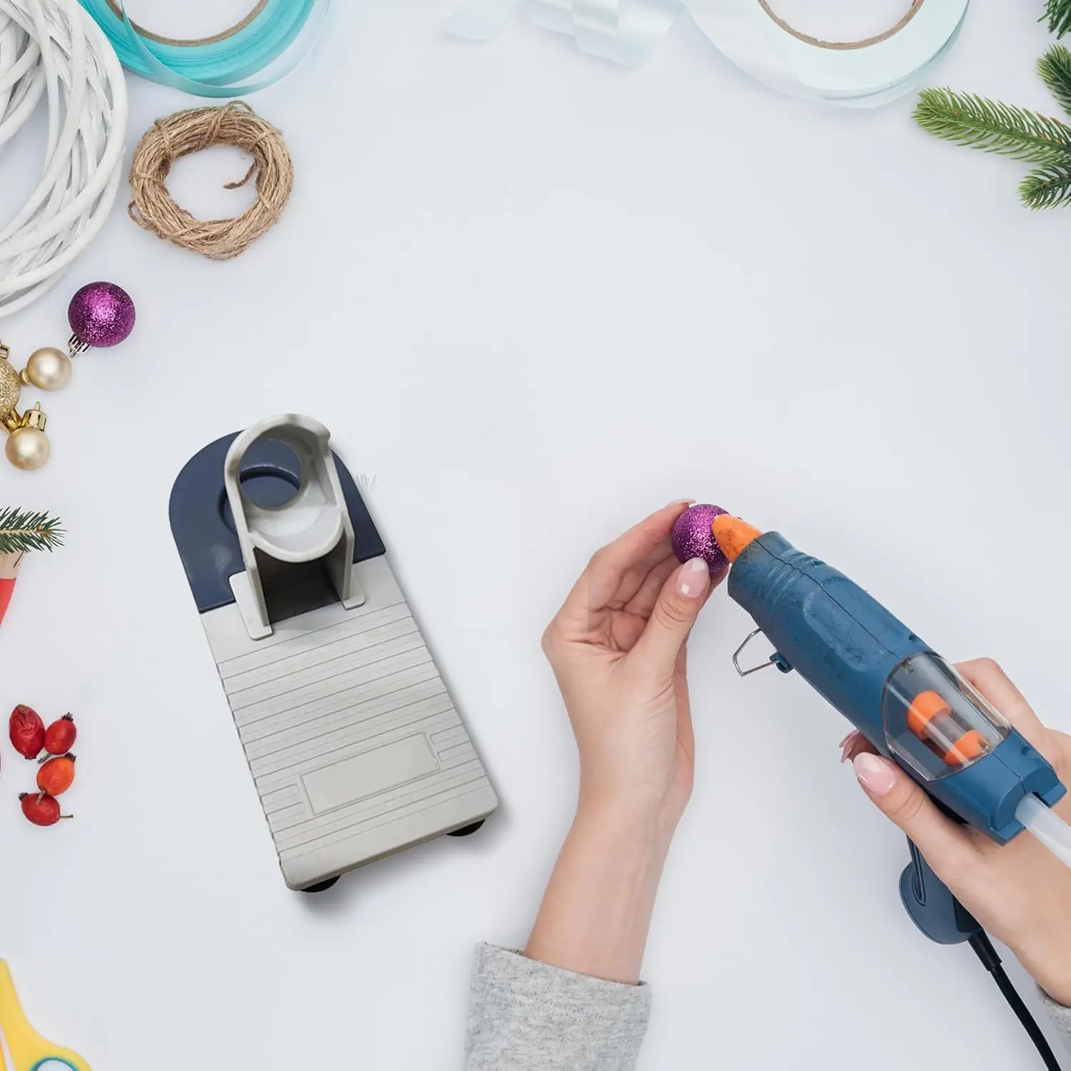 Mini Glue Gun Stand with Mat 4