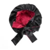 Double Layer Satin BonnetLarge Satin Bonnet Bonnet Hair Bonnet For Sleeping, Reusable Adjusting Hair Care Wrap Cap Sleep Caps Fo 5