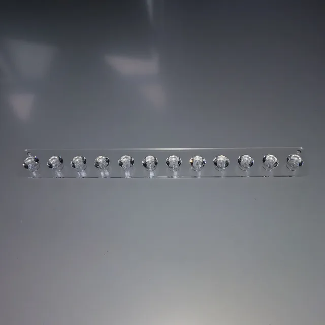 2 Organizadores De Joyas De Pared, Acrílico Transparente Con 7 Ganchos Forma Diamante - Para Collares, Pulseras, Ahorra Espacio