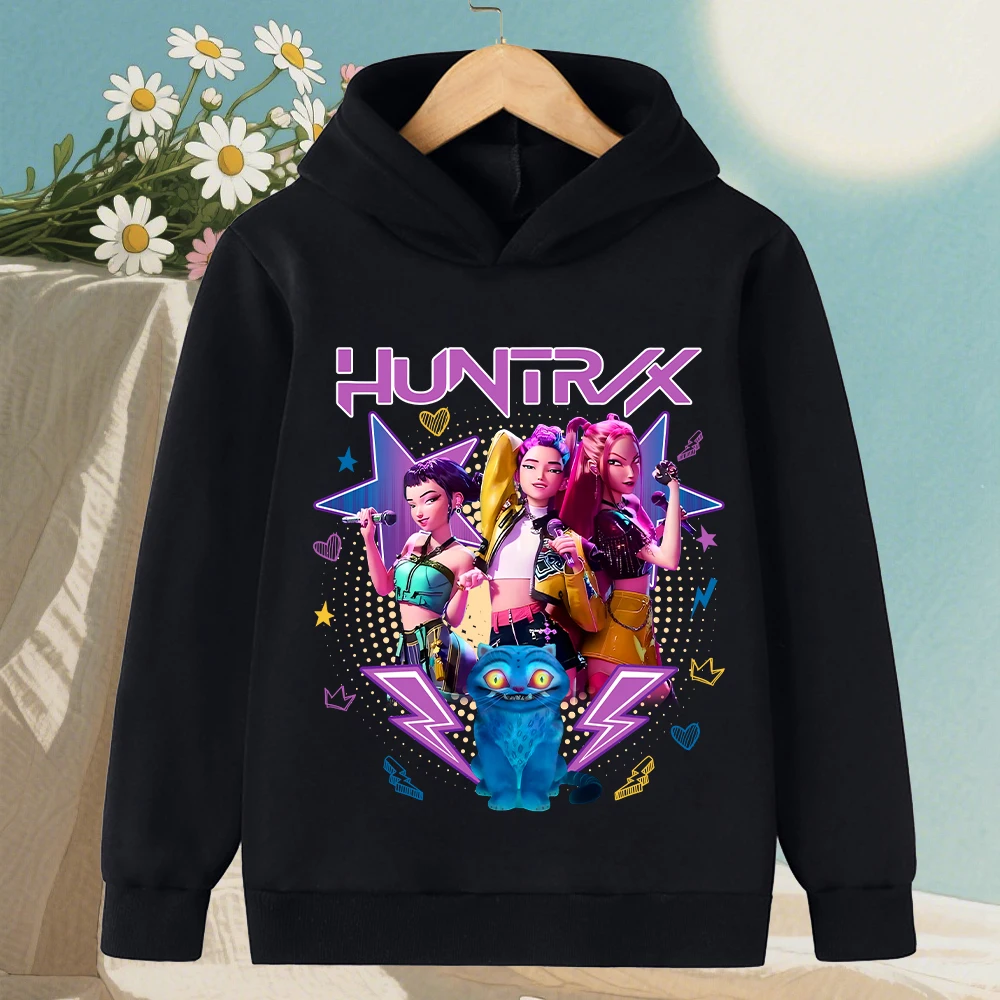 KPop Devil Hunter Hoodies - Trendy Warm Sweaters for Boys and Girls