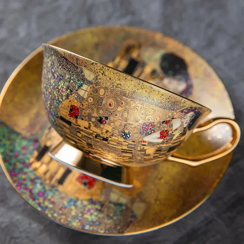 European-style bone china high-value coffee cup gift box set ceramic cups tea sets afternoon tea cups and companion gifts