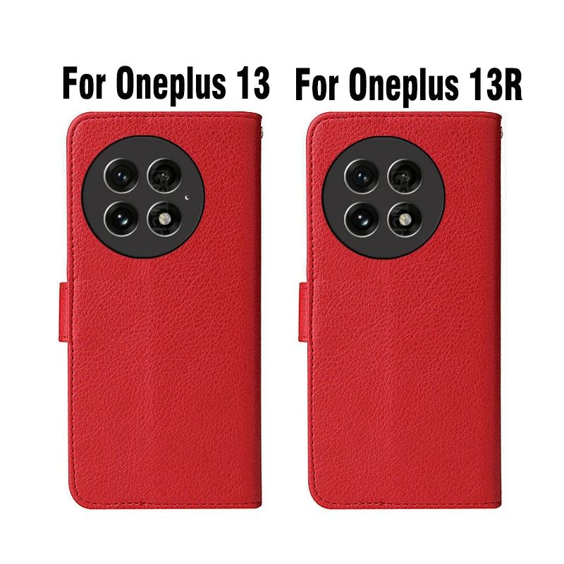 TIANCI Coque Pour OnePlus 13R, Housse Étui Cuir PU