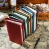 Weekly Journals Notebook, Genuine Leather Weeks Diary with 88 Sheets Inserts, Simple Office Stationery, Soft Organizer Book 1