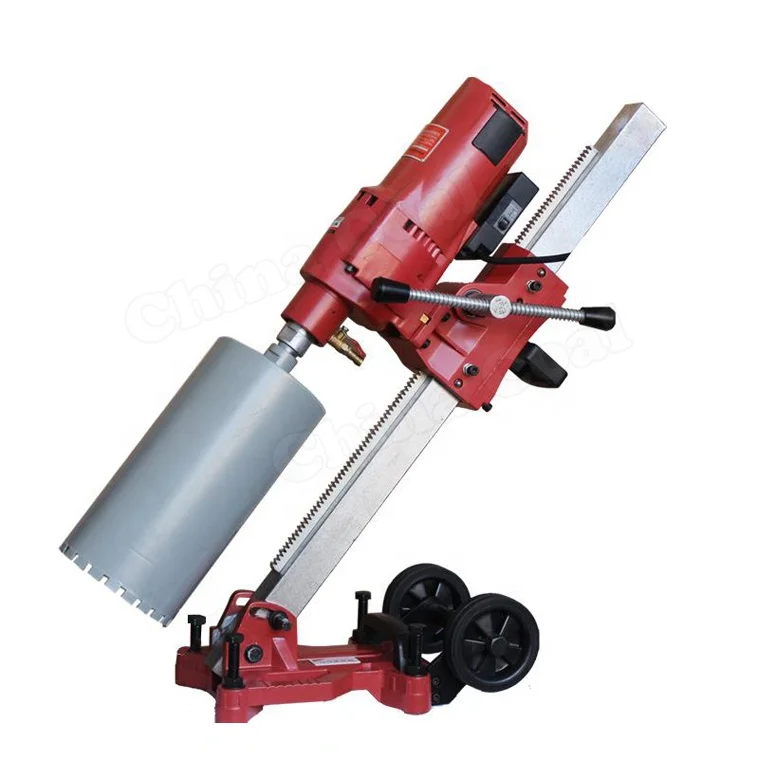 Vertical Portable Punch Machine / Core Drilling Diamond Concrete Drill multifunctio 750w concrete sander 230v wall polishing machine grinding portable 50 100r min putty electric polisher machine tool