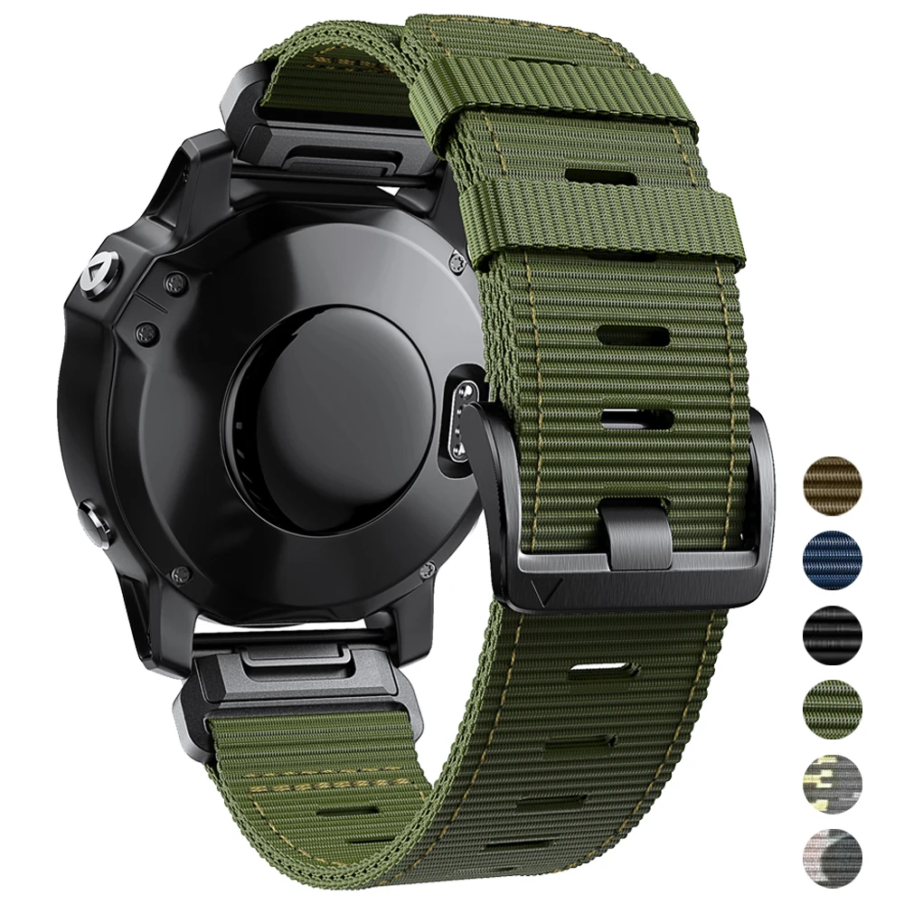 Durable QuickFit Nylon Watch Strap - 22mm/26mm