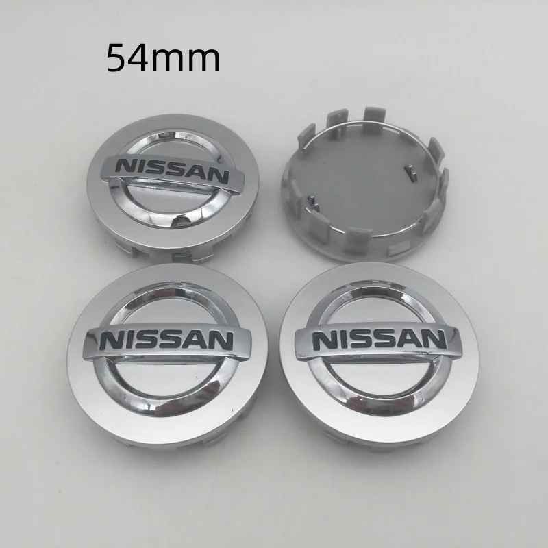 4 قطعة ثلاثية الأبعاد 54 مللي متر 60 مللي متر 63 مللي متر لنيسان شعار السيارة محور العجلة غطاء مركزي شارة يغطي ملصق الشارات اكسسوارات التصميم